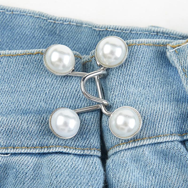 Spille in metallo per pantaloni e gonne da donna, jeans, clip per vita regolabile, accessori per abbigliamento, cucito, set di spille da donna, spille per stringere la vita