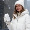 Hand Warmers Rechargeable 6000mAh 3 Level Adjustable Temperature Reusable Hand Warmer For Outdoor USB Rechargeable Warming
