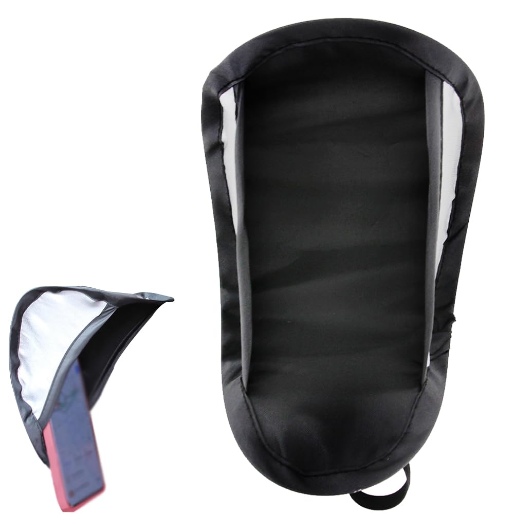 

KASELIN Smartphone Sun Protection Car Smartphone Holder Cover Smartphone UV Protection Thermal Insulated Sunscreen чорний