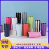 304 Stainless Steel Vacuum Insulated Travel Mug 20oz Oval Car Cup Portable Thermos Office Outdoor Commute