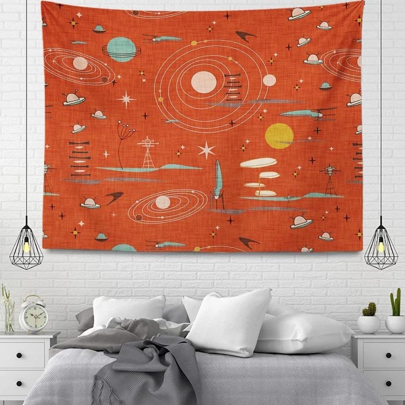 Office Living Room Tapestry Simple Geometric Decorative Hanging Cloth Home Wall Decoration Tapestry
