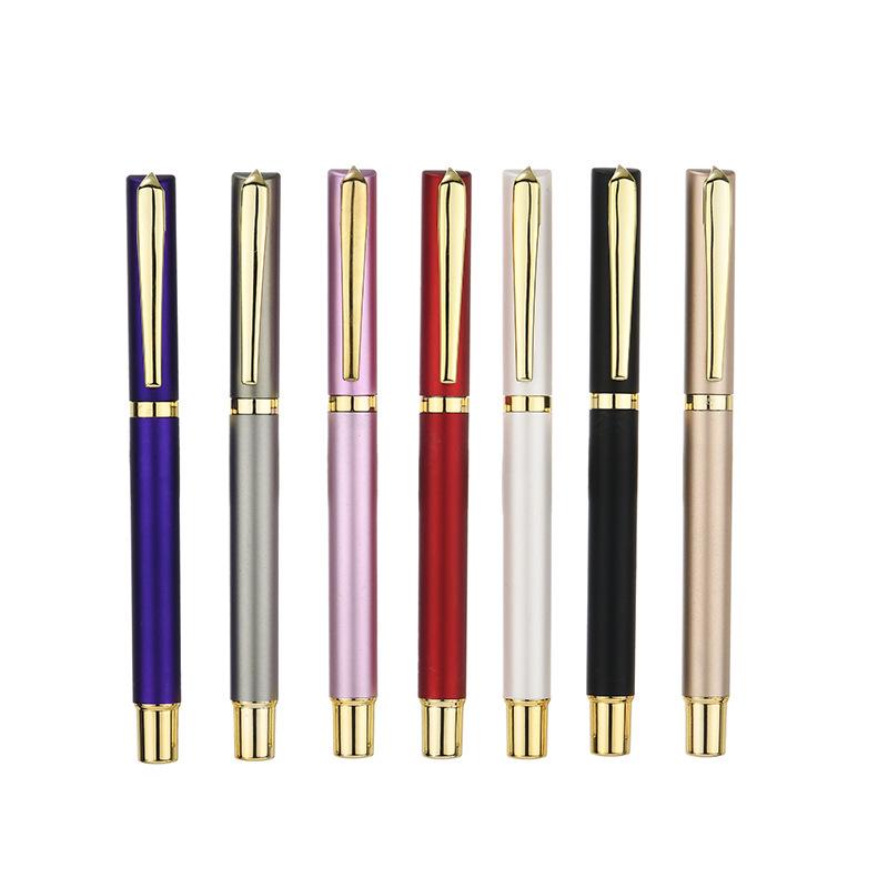 Premium Business Office Stationery Set: Metal Ballpoint Pen with Custom Logo Printing for Events