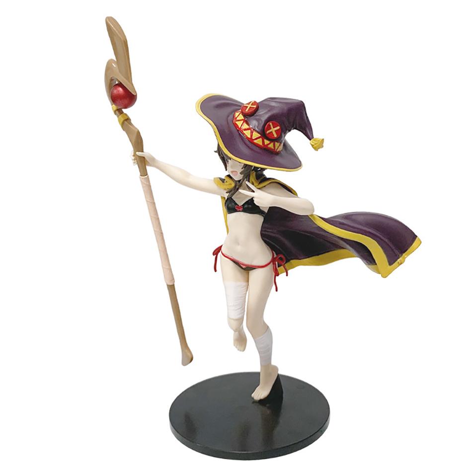KonoSuba God's Blessing On This Wonderful World! 23cm Megumin Action Figure Cute Figurine For Girls Droppshiping Model Toys gift