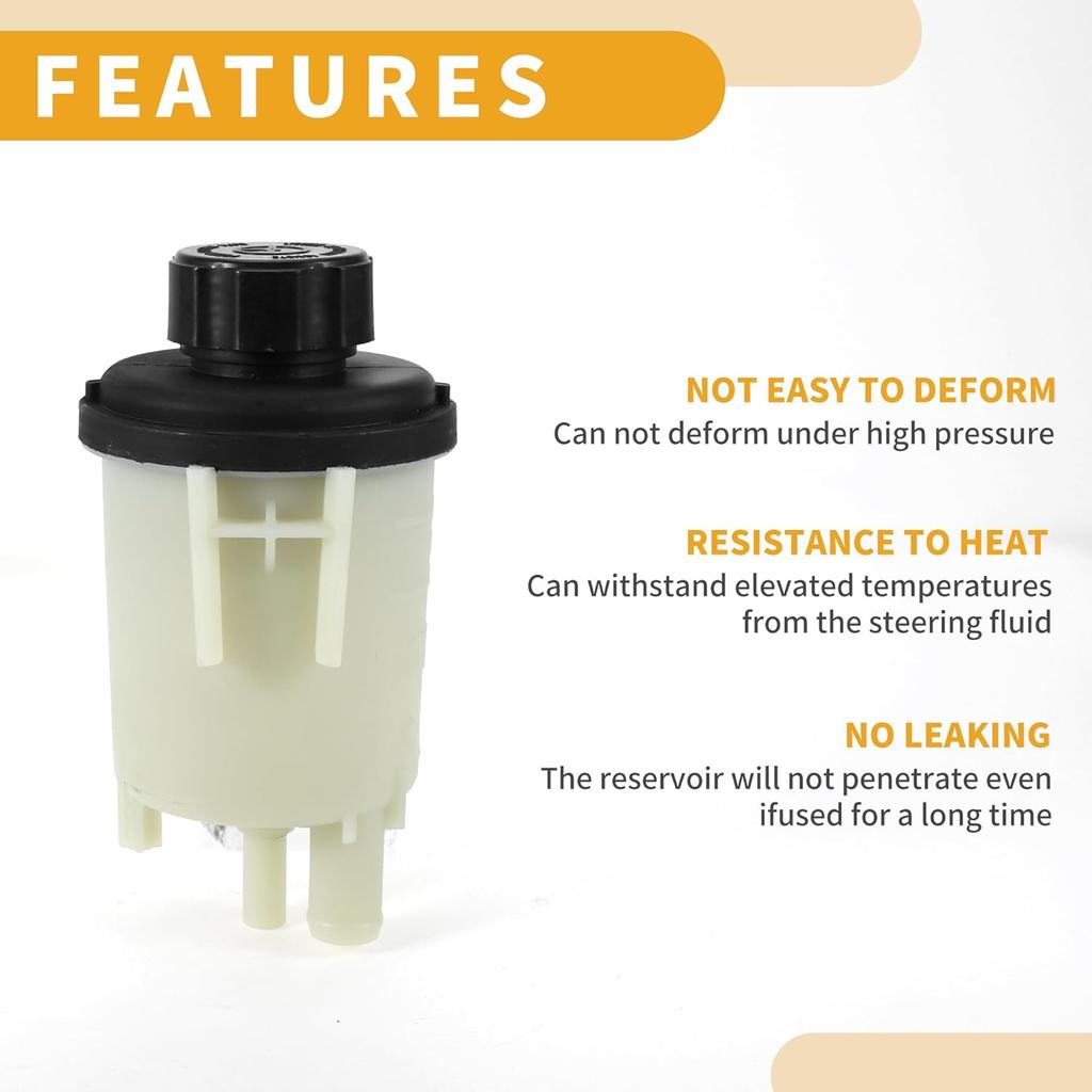 Stuurbekrachtigingsreservoir - Nr. 30680756 Auto Automoetieve Stuurbekrachtigingstank - voor Volvo S80 2007-2014 Plastic Beige - 1 Stuks
