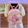 Mermaid Princess Sparkly Glitter Girls Cartoon Backpack Cute Soft School Bag For Kindergarten Kids