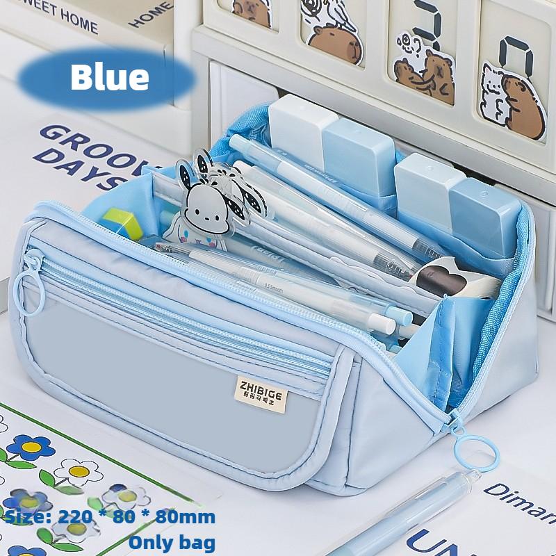 

Prism Pencil Case Large Capacity Student Stationery Case Pencil Bag High Value Stationery Bag Multi-function Pencil Case
