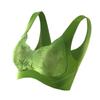 New national style relief jacquard wide shoulder seamless underwear women gather without steel ring thin soft support anti-sagging beautiful back bra