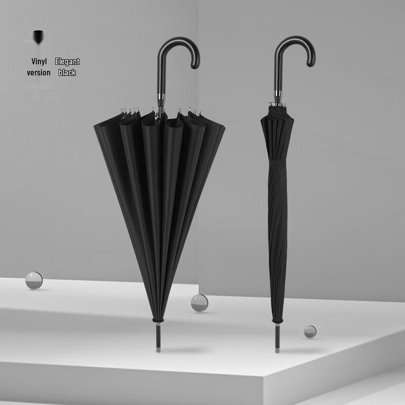 Automatic 16-Rib Long Handle Umbrella