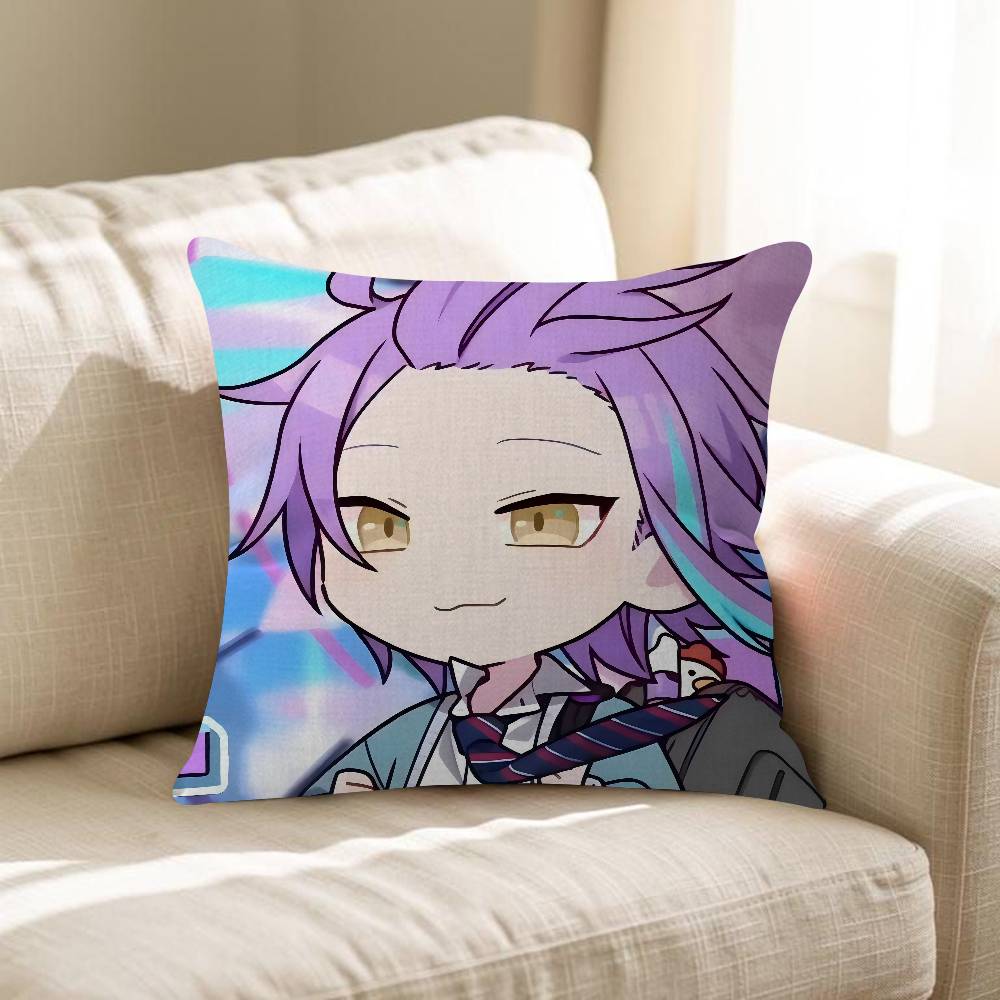 Character Kamishiro Rui PJSK Cushion Cover Car Throw Pillow Case For Sofa Car Christmas Gift