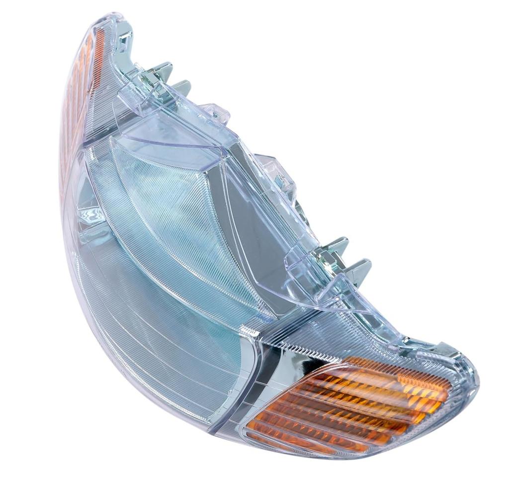 Honda Live Dio AF34 AF35 DIO Headlight Assembly with Clear Blue Type 2 Genuine Motorcycle Custom Aftermarket Lens, (Mid-Late Model),