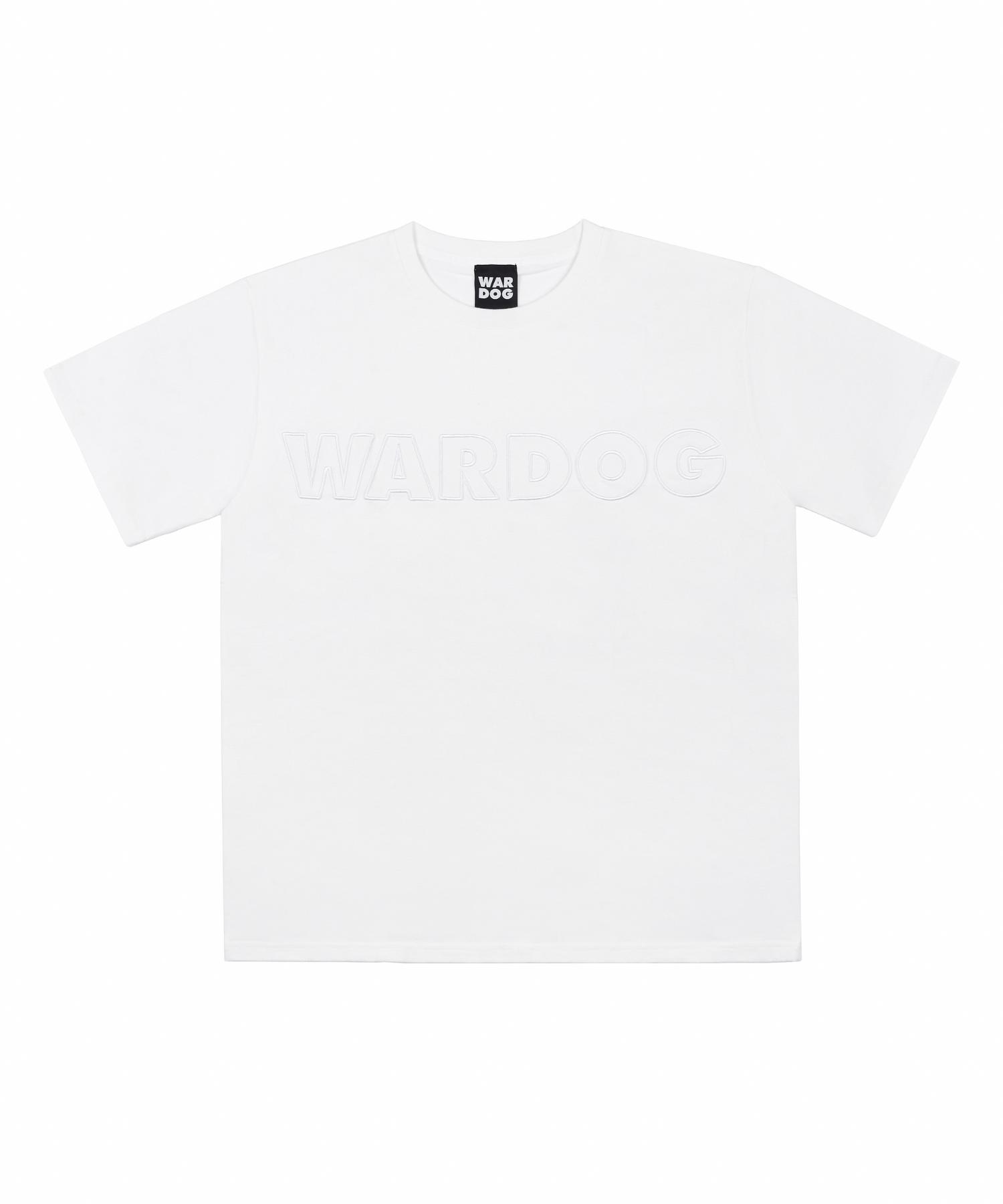 Белая футболка с логотипом Wordog Black/Xl