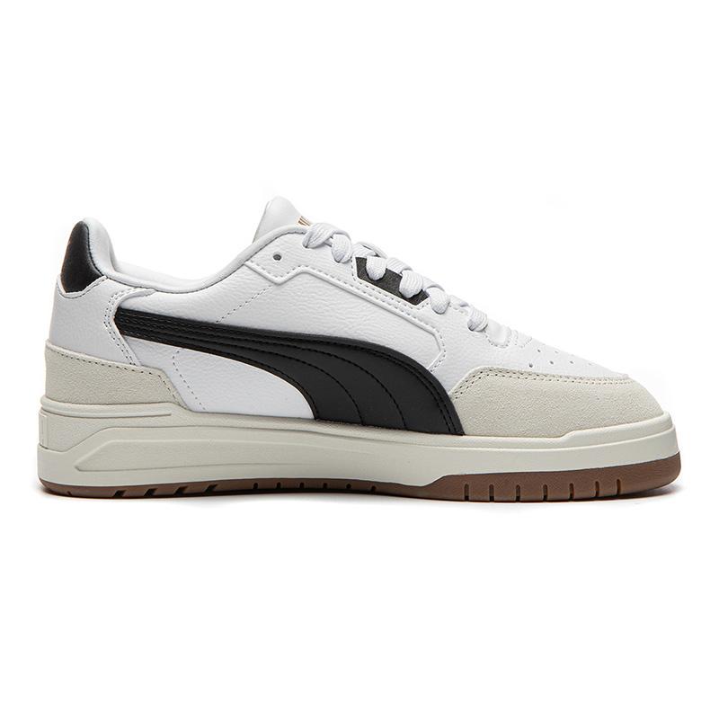 Puma Shuffle Skateboard Shoes Unisex White Black 403840-01