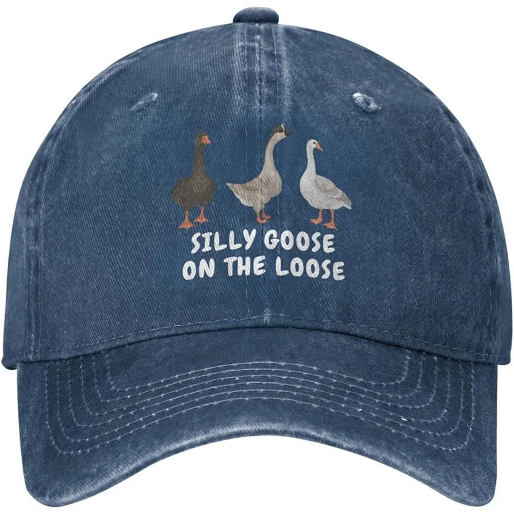 

Смешная шляпа-утка, шляпы Silly Goose, мужские бейсболки, кепки для мужчин, ковбой бибоп, взрослый, унисекс, повседневный Adjustable темно-синий