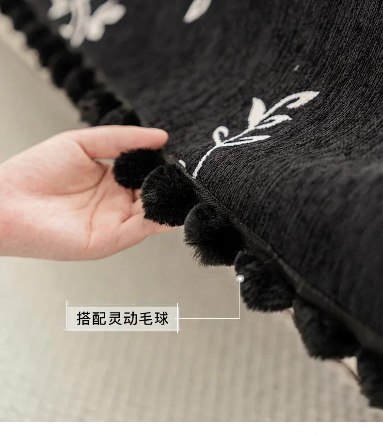 French Sofa Cushion Chenille Sofa Towels Are Universal All Year Round Jacquard Anti Slip Sofas Cover Dustproof Household Use