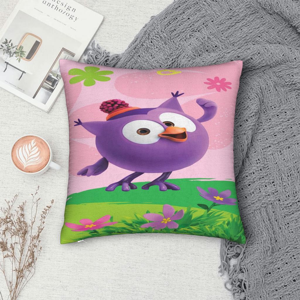 KikoRiki Animation Cartoon Pillowcase Stuff Printing Cushion Cover  Pillow Covers Living Room Decoration Zipper Multi-Size