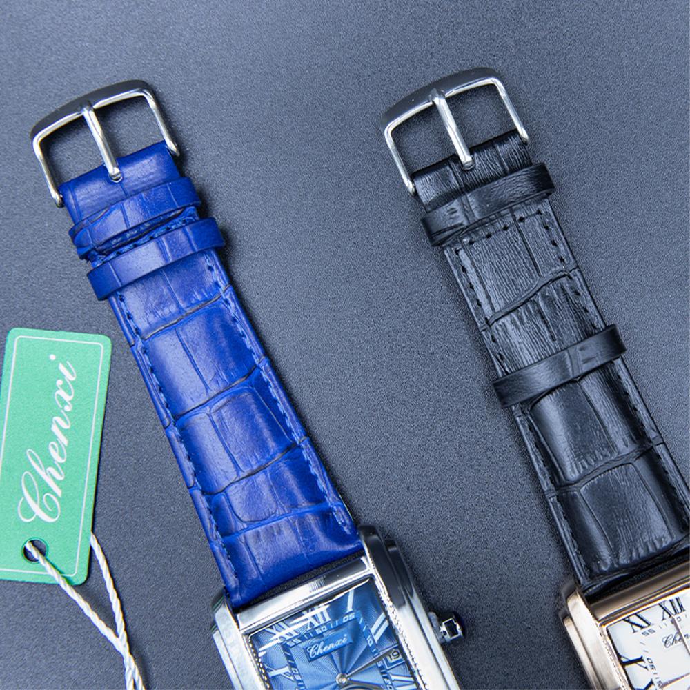 Fashion Business Watches For Men Calendar Display Quartz Watches Waterproof Leather Band Men's Wristwatch