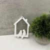1PC House Bird Pendant Silicone Mold Bird Wall Decoration Gypsum Molds Wholesale