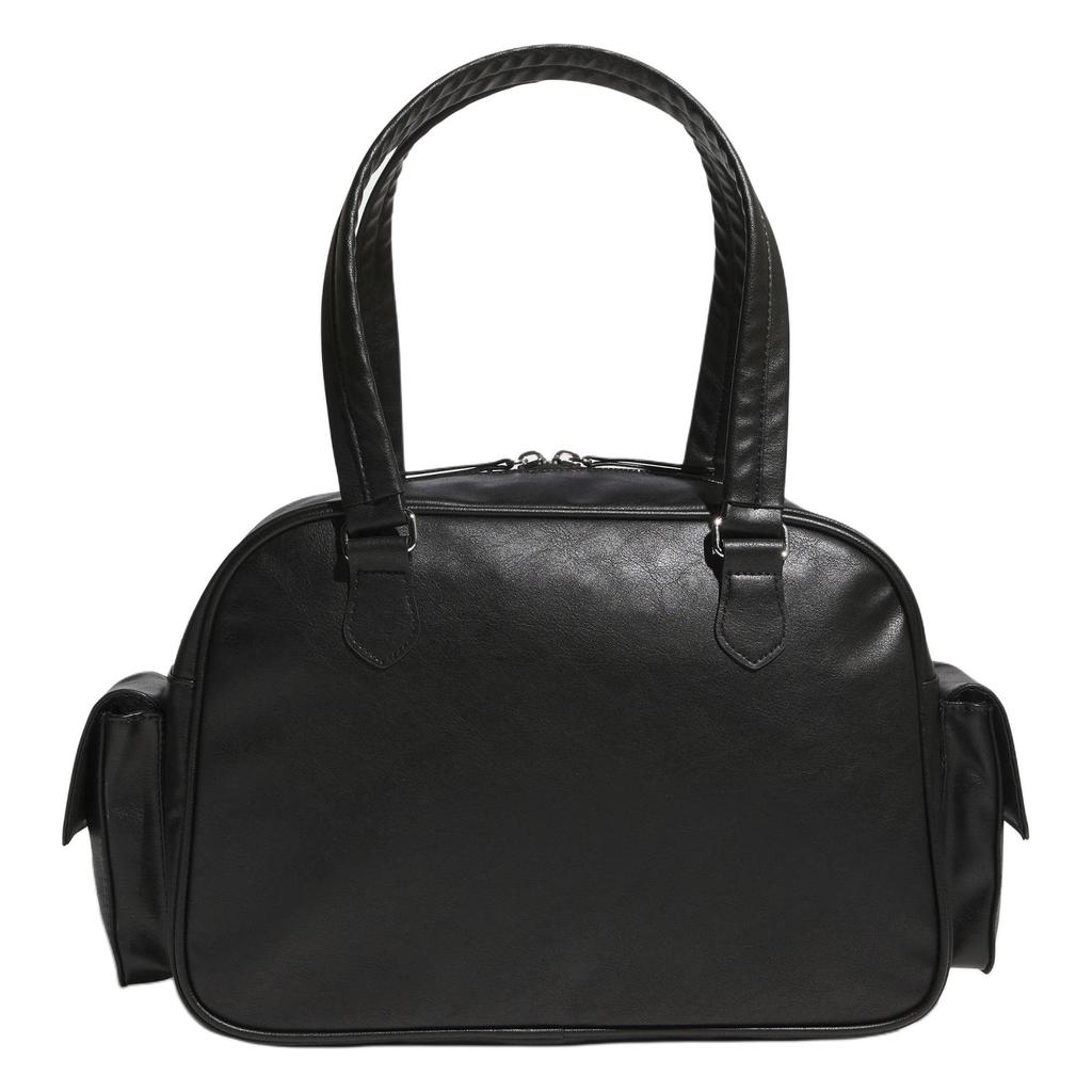 New Adidas Originals PU Biker Bag, One Shoulder Handbag Regular Unisex Black JV9283