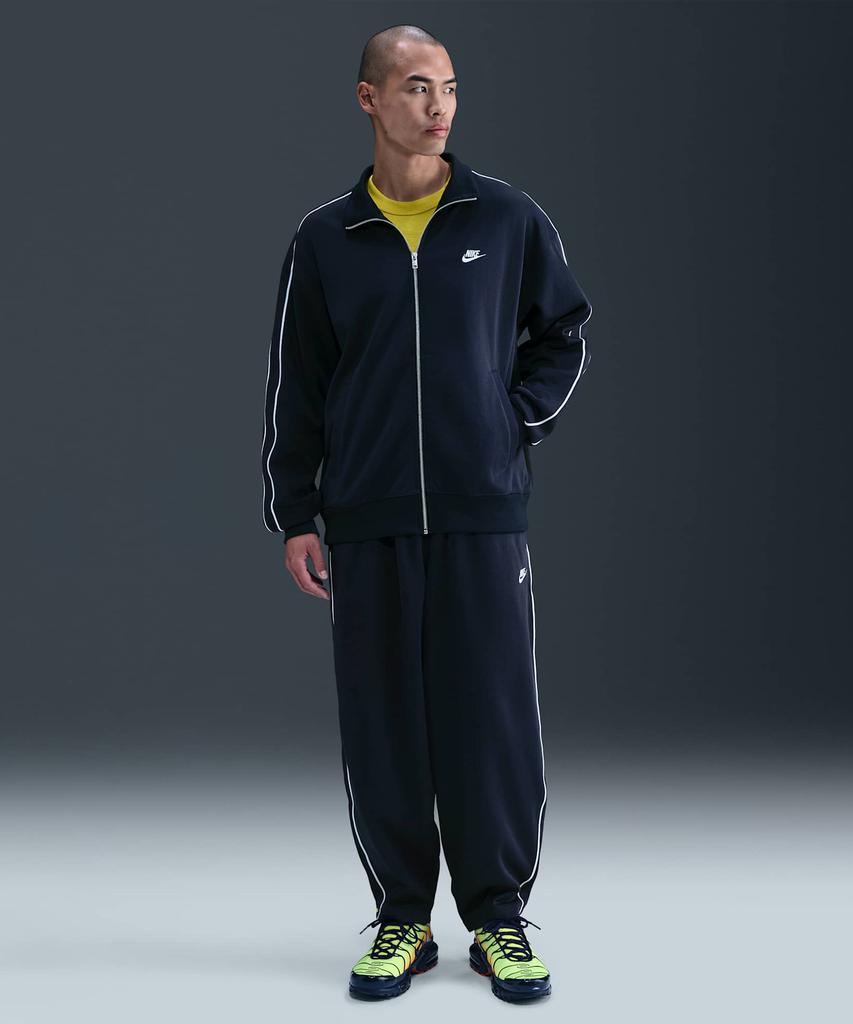 Nike Sportswear Club Oversized Knit Track Jacket M - Obsidian:White / Hv1418-451
