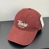 Fashion Hat Big Head Circumference Show Face Small Embroidery Letter Baseball Cap Men's and Women's Casual Versatile Couple Street Wind Shade Cap