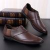 Fashion Luxury Formal Dress Footwear Genuine Leather Mens Oxfords Shoes New Arrival Male Loafers Moccasins Slip on Casual Business Shoes