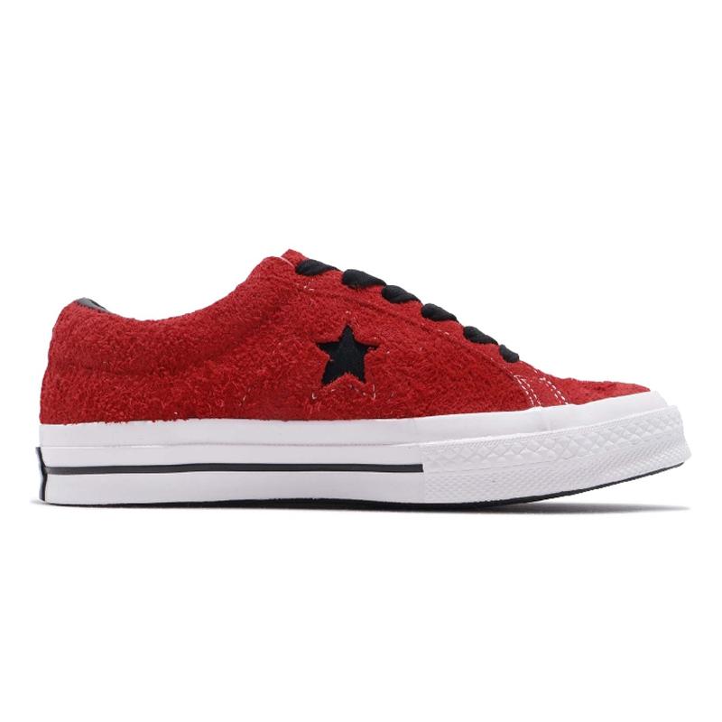 Converse One Star Casual Low-Top Board Shoes Unisex Burgundy
