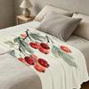 Lightweight Flannel Blanket Soft, Warm & Skin-friendly, Ideal for Home Relax, Car Use & Holiday Decor (Christmas, Halloween)