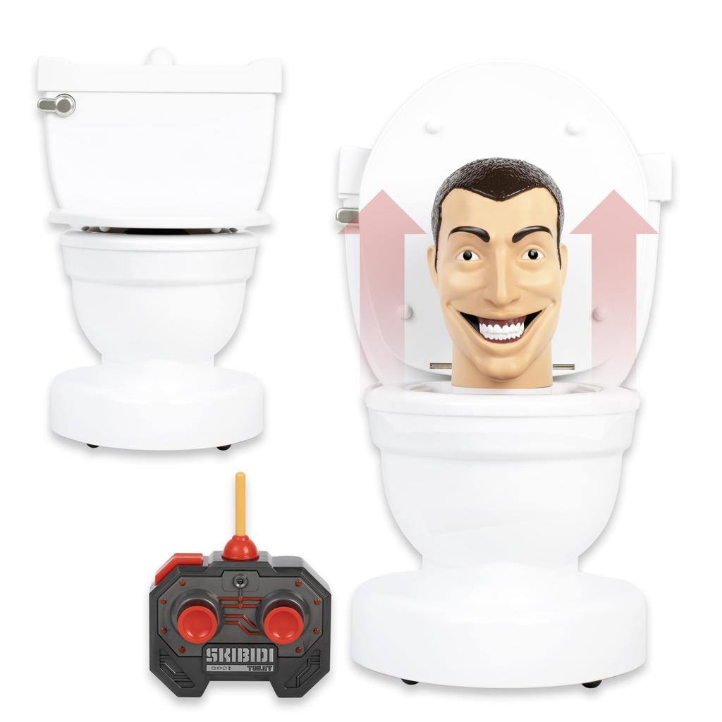 SKIBIDI Deluxe Toilet RC Toilet YouTube Animation Sensation Remote Control Action Figure Officially Licensed Product