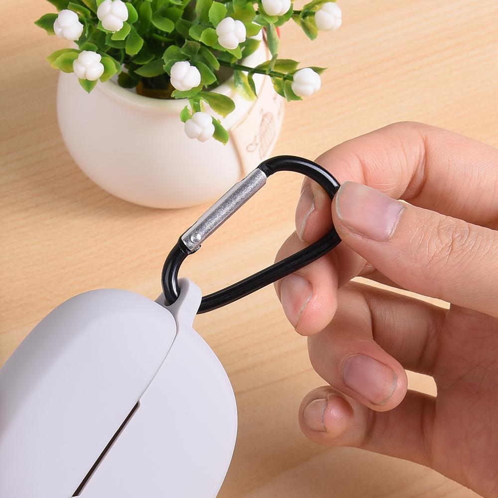 For Bose Ultra Open Earbuds Silicone Case Wireless Earphone Anti-Scratch Protective Cover with Carabiner