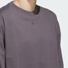 Adidas Chapter 02 The 2025 Collection Bb Ls Tee Round Neck Letter Comfortable Pullover Long Sleeve T-Shirt Unisex Tops Layered-Gray JC7835