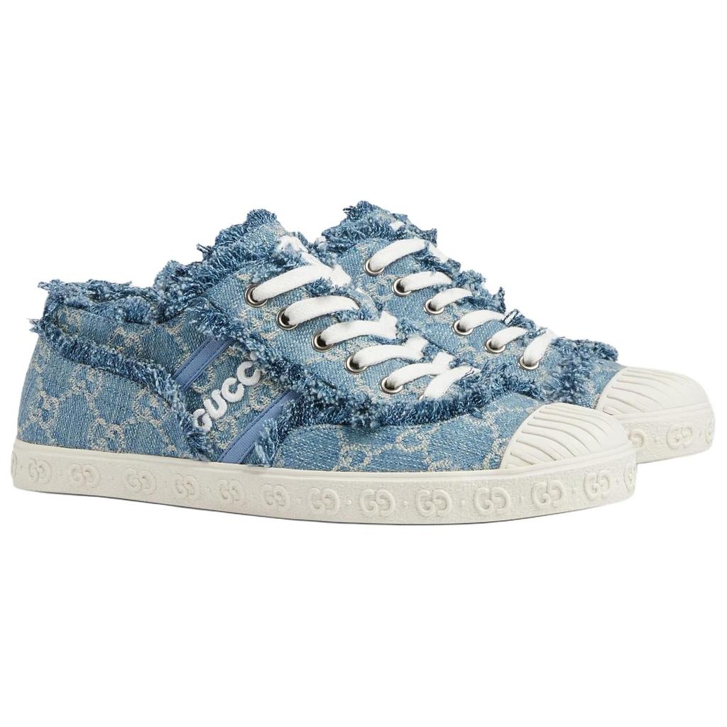 Gucci Wmns Gg Sneaker 'Light Blue Denim' Women's 784213 FACTS 4644