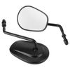 Pair Motorcycle Rearview Mirror Handlebar End Side View Glass Fit for Touring Glide 96‑17