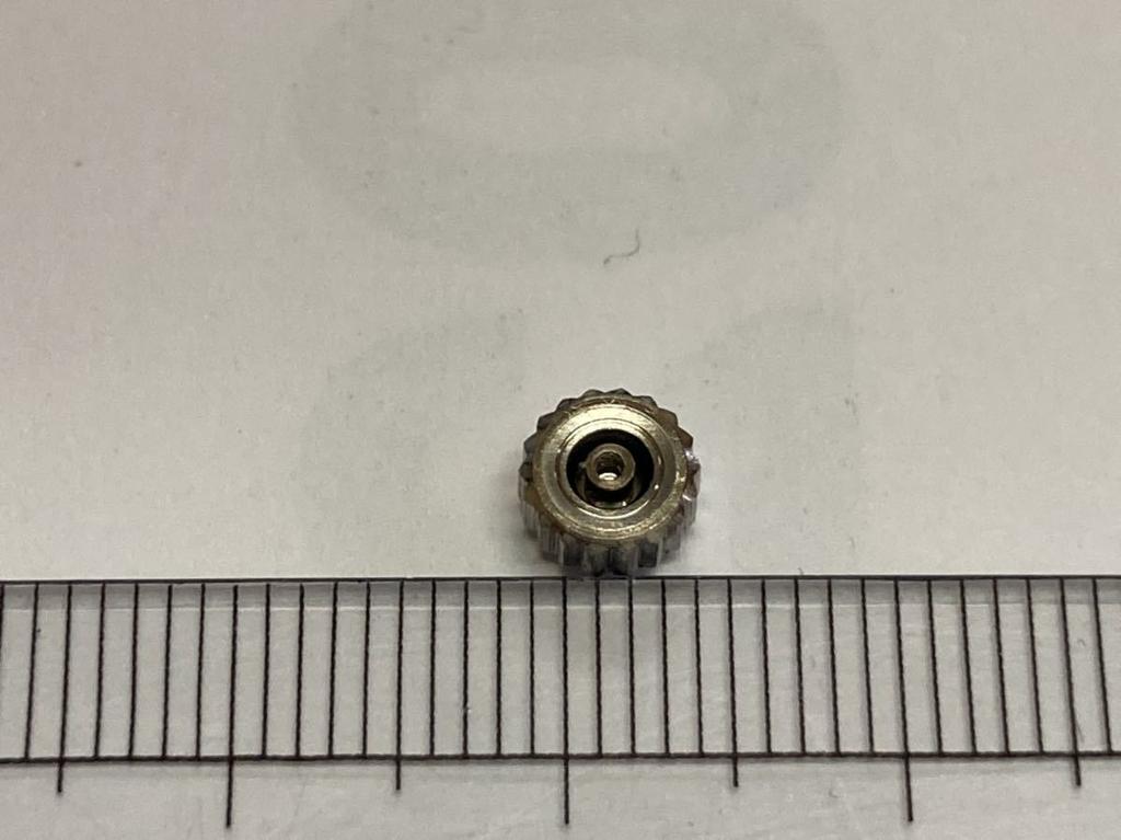 SEIKO 1 dead mechanical stainless silver 55WS2, piece, new, part, stock, watch, sportsman, etc., crown