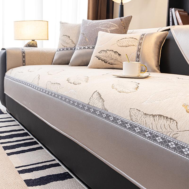 Modern Simple And High-End Chenille Sofa Cushion New Four-Season Universal Sofa Cover Cushion Cross-Border