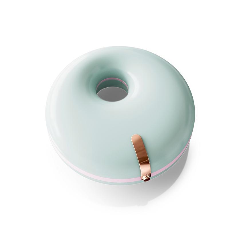 2 Layers Invisible Braces Box Doughnut Design Portable Orthodontic Retainer Case Simple Style Remover Chewies Denture Box