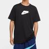 Nike T Shirts Men's Black Crew Neck Moderate Straight Fit CV1096-010