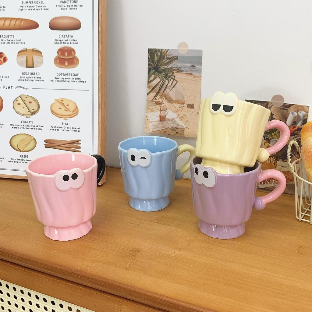 Mug with High Appearance and Cute Goblet Cup Ceramic Girl's Heart Cup for Home Use To Give Birthday Gifts To Girls' Best Friend