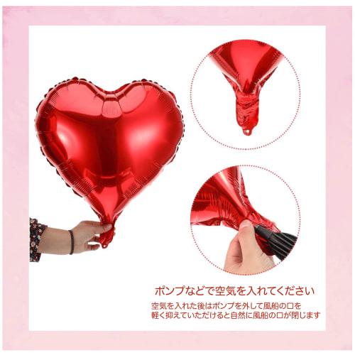 [Balloon Shop] 32 kusů Velikostní variace Srdce Extra velké Velikost ~ Malá velikost Balónek Hliníkový balónek Červený