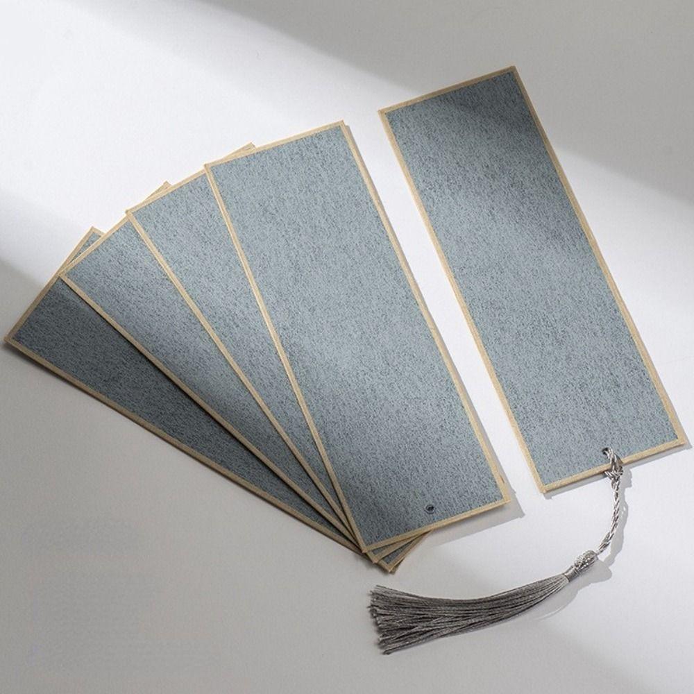 

Подарочные закладки DIY Закладки для чтения с кисточками Пустые закладки Бумага для каллиграфии 07