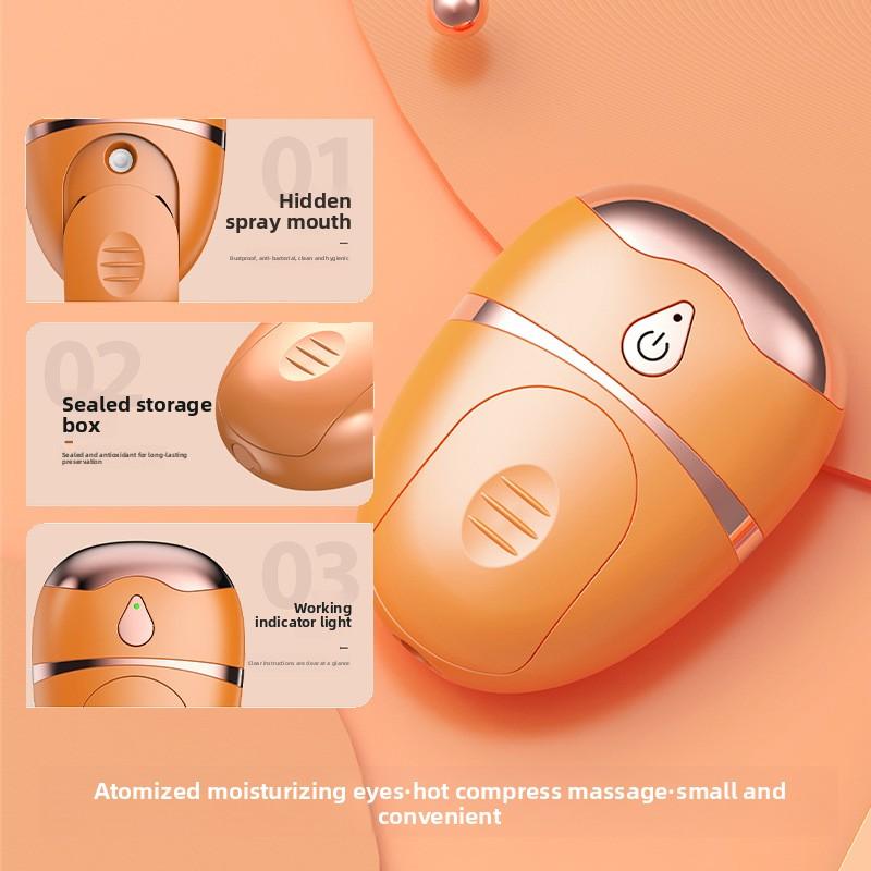 Multifunctional Eye Moisturizer, Rechargeable Spray, Hot Compress, Hydrating, Eye Protection, Relieving Eye Fatigue, Atomizer, Eye Massager