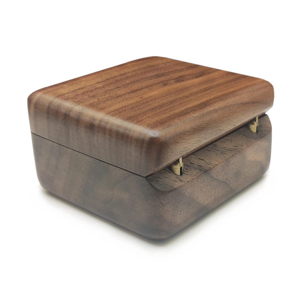 Mini Holz Musik Aufzieh-Spieluhr Chihiros Reise ins Zauberland Immer und Box, 18-Töne (Walnussholz, Lied - Für immer)