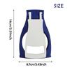 Portabicchieri Pieghevole Portatile per 4 Tazze con Manico - Vassoio Portabevande Tascabile Riutilizzabile in Plastica Resistente