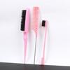 3Pcs/Set Double Sided Edge Control Hair Comb Hair Styling Hair Brush Tool