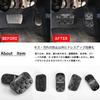 BOYOUS [Latest Model] Toyota Hilux GUN125 Series Aluminum Pedal No Tools Needed HILUX Dedicated