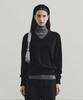 MONGDOL Wool Cashmere V-Neck Knit Black Mdkt088Black