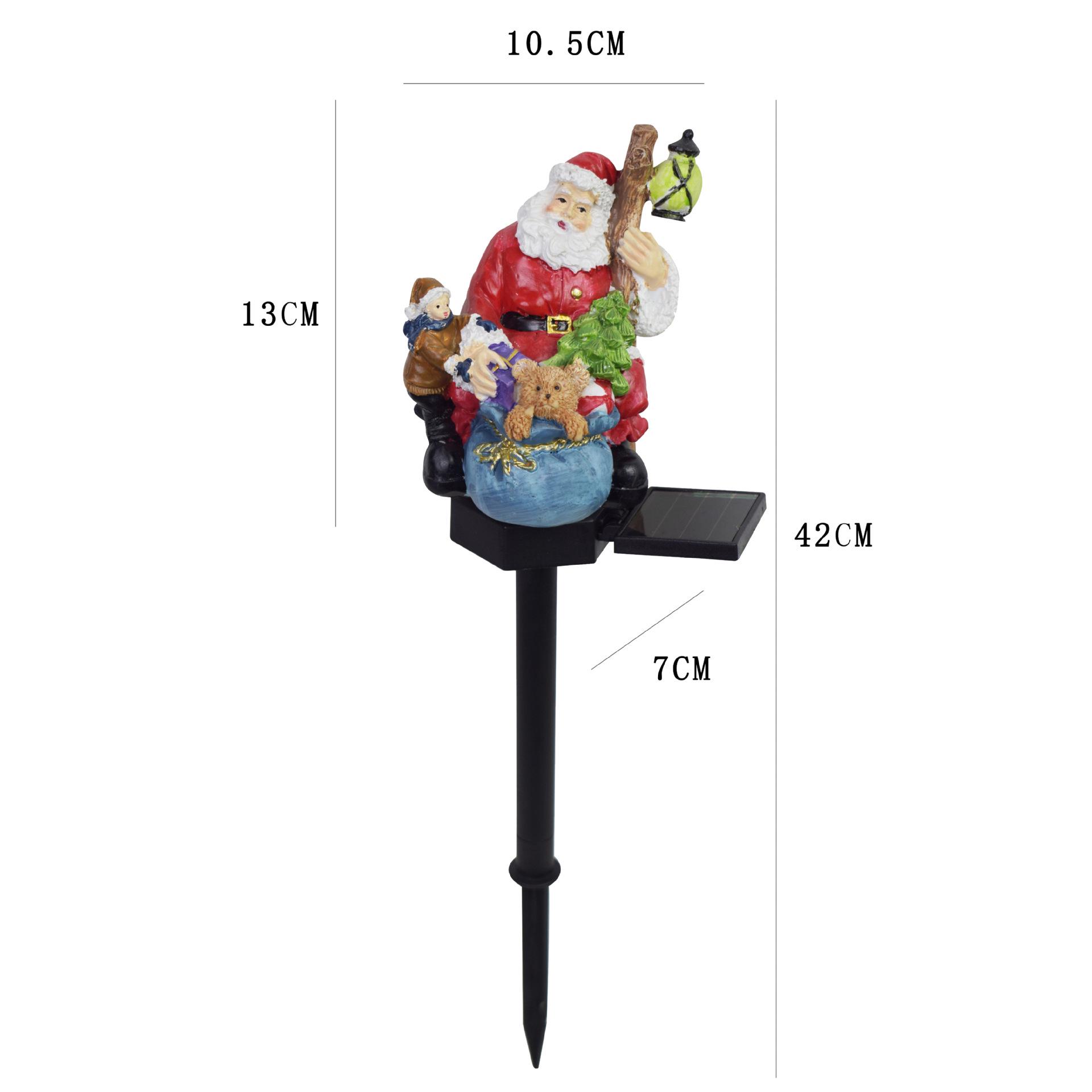 Водонепроницаемый уличный солнечный рождественский снеговик для сада и газона