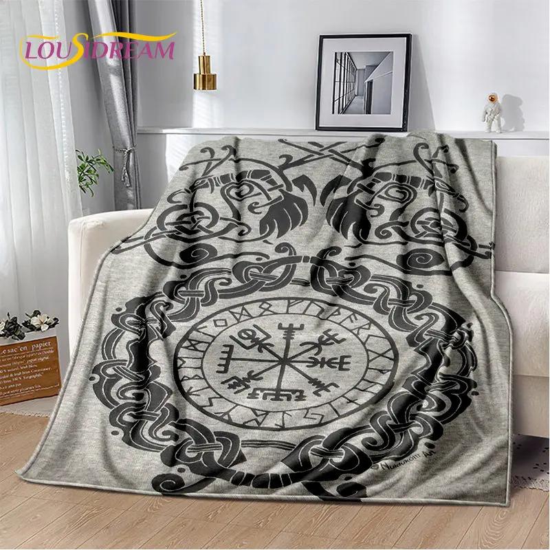 Viking Norse Mythology God Loki Soft Plush Blanket,Flannel Blanket Throw Blanket for Living Room Bedroom Bed Sofa Office Cover
