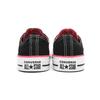 Converse Chuck Taylor All Star Ctas Ox Tela Comode Casual Antiscivolo Ammortizzanti Basse Scarpe da Skate Sneaker Donna Rosa Nero 564346C