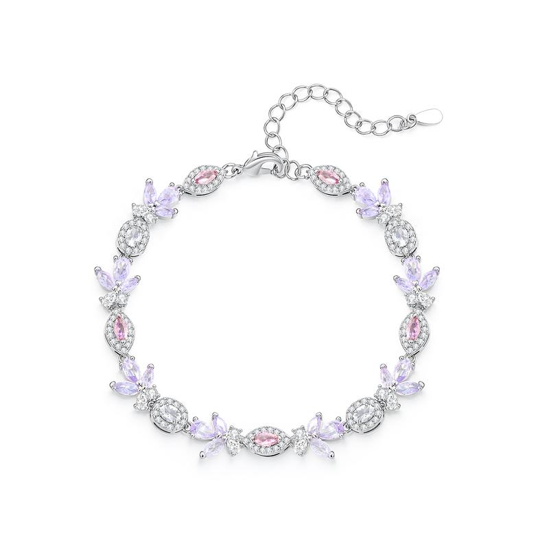 Barbie Bracelet [Explosive Flash] Wisteria flower streamer, purple energy comes from the east, sweet and refreshing, whitening T-Ba2601003 белый