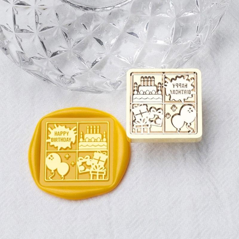 Butterfly Wax Seal Stamp Brass Head Winter Themed Sealing Waxed Stamp for Invitation Card Scrapbooking Decorations